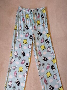 Hello Kitty & Friends Sleep Pants XL Sanrio Pajama Bottoms Kawaii Lounge Pants